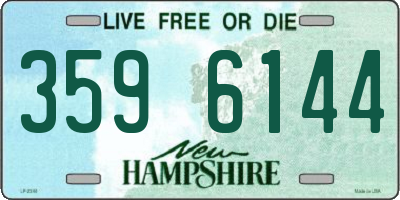 NH license plate 3596144
