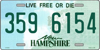 NH license plate 3596154