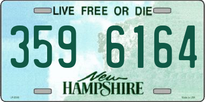 NH license plate 3596164