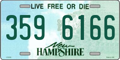 NH license plate 3596166
