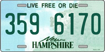 NH license plate 3596170