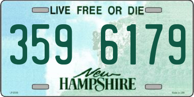 NH license plate 3596179