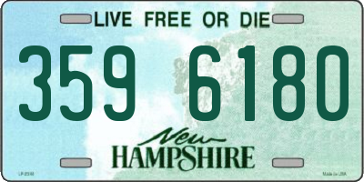 NH license plate 3596180