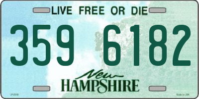 NH license plate 3596182