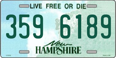 NH license plate 3596189