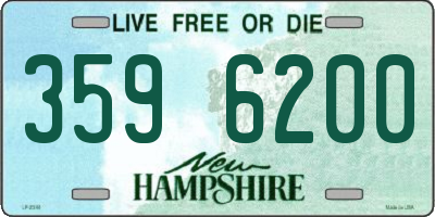 NH license plate 3596200