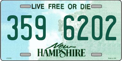 NH license plate 3596202