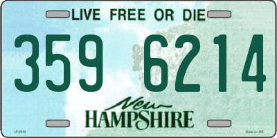 NH license plate 3596214