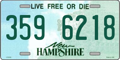 NH license plate 3596218