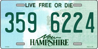 NH license plate 3596224