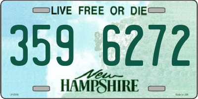 NH license plate 3596272