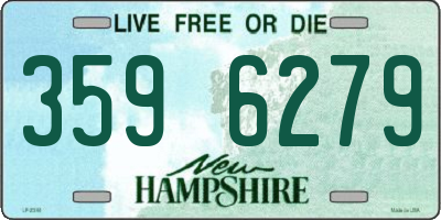 NH license plate 3596279
