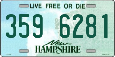 NH license plate 3596281