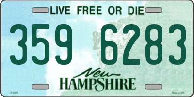 NH license plate 3596283
