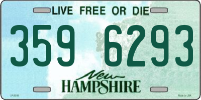 NH license plate 3596293