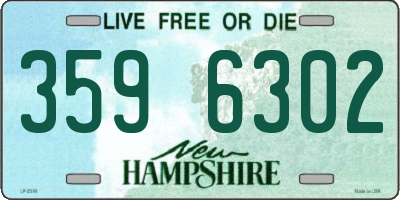NH license plate 3596302