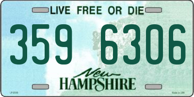 NH license plate 3596306