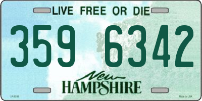 NH license plate 3596342