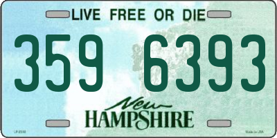 NH license plate 3596393