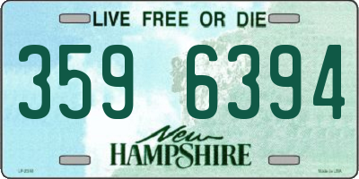 NH license plate 3596394
