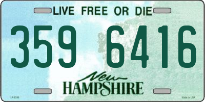 NH license plate 3596416