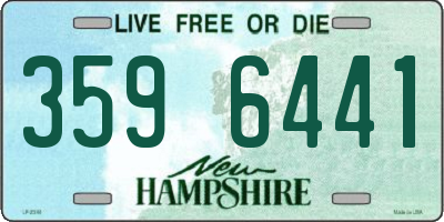 NH license plate 3596441