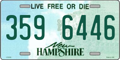 NH license plate 3596446