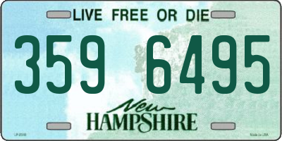NH license plate 3596495