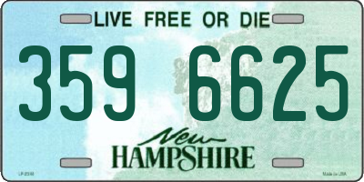 NH license plate 3596625