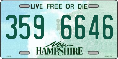 NH license plate 3596646
