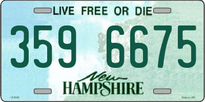 NH license plate 3596675