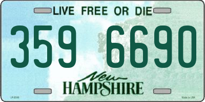 NH license plate 3596690
