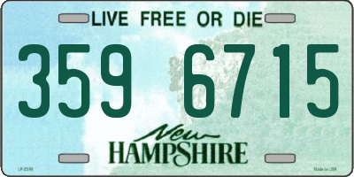 NH license plate 3596715