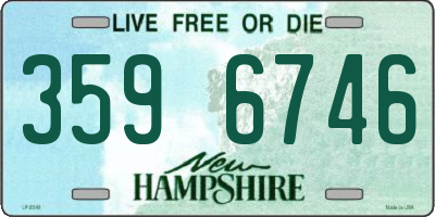NH license plate 3596746
