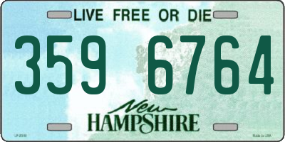 NH license plate 3596764
