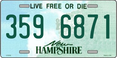 NH license plate 3596871