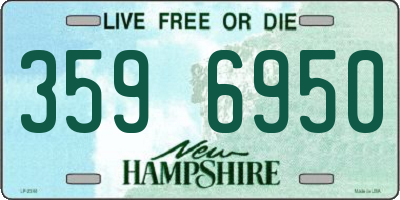 NH license plate 3596950