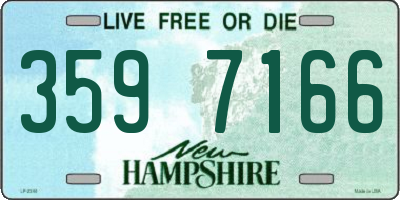 NH license plate 3597166