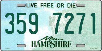 NH license plate 3597271