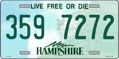 NH license plate 3597272