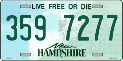 NH license plate 3597277