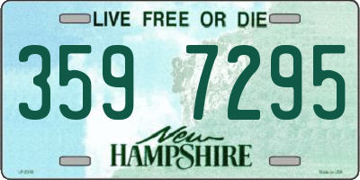 NH license plate 3597295