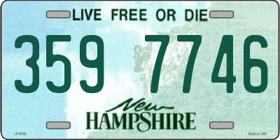NH license plate 3597746