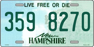 NH license plate 3598270