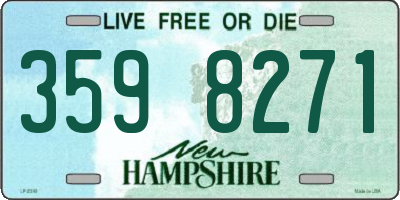 NH license plate 3598271