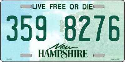 NH license plate 3598276