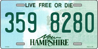 NH license plate 3598280