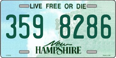 NH license plate 3598286