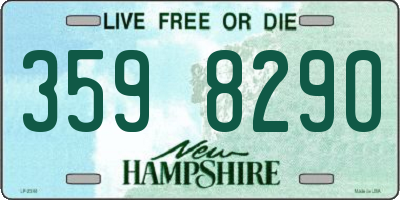 NH license plate 3598290