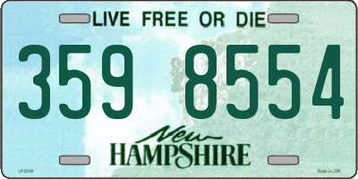 NH license plate 3598554